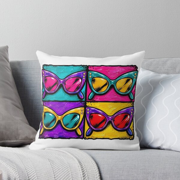 Artikelvorschau, Retro Warhol Style Cat Eye Sunglasses Pop Art Grid entworfen und verkauft von IrisByJoVon.