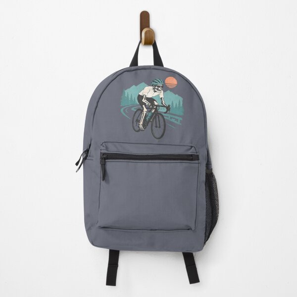Item preview, Cyclist Skeleton Cool Bicycle Rider Landscape designed and sold by CreepyCornerArt.