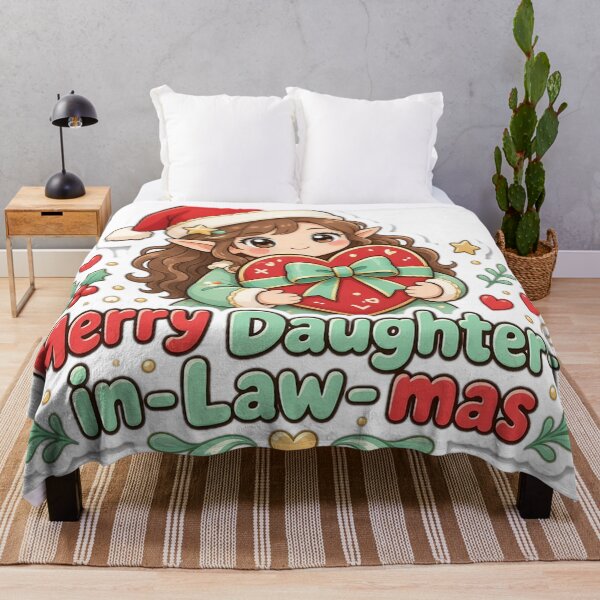 Artikelvorschau, Daughter In Law Christmas Merry Daughter-in-Law-mas Gift entworfen und verkauft von Soft Merch.