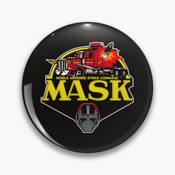 Item preview, Mask Mobile Armored Strike Kommand Retro 80'S Cartoon designed and sold by MichaelCleven.