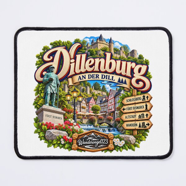 Item preview, Dillenburg Hesse – Old Town Schlossberg & Dilltal designed and sold by Wandervogel123.