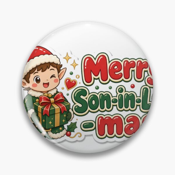 Aperçu de l'œuvre Son In Law Christmas Merry Son-in-Law-mas Gift créée et vendue par Soft Merch.