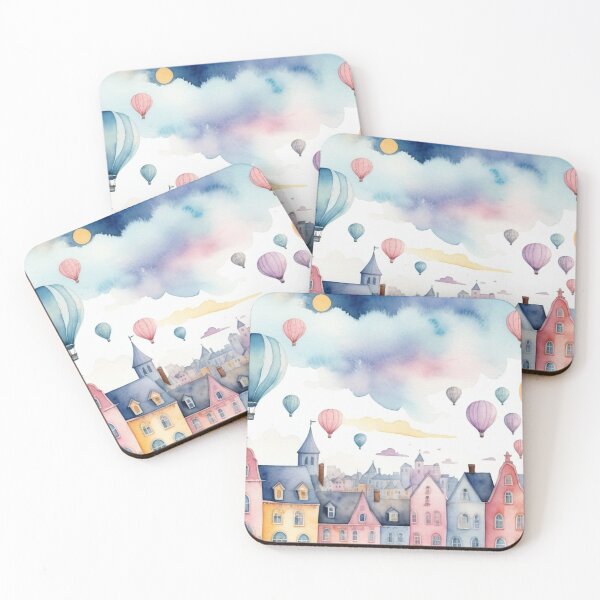 Item preview, Dreams Over the Rooftops designed and sold by Undersea Ai Art.