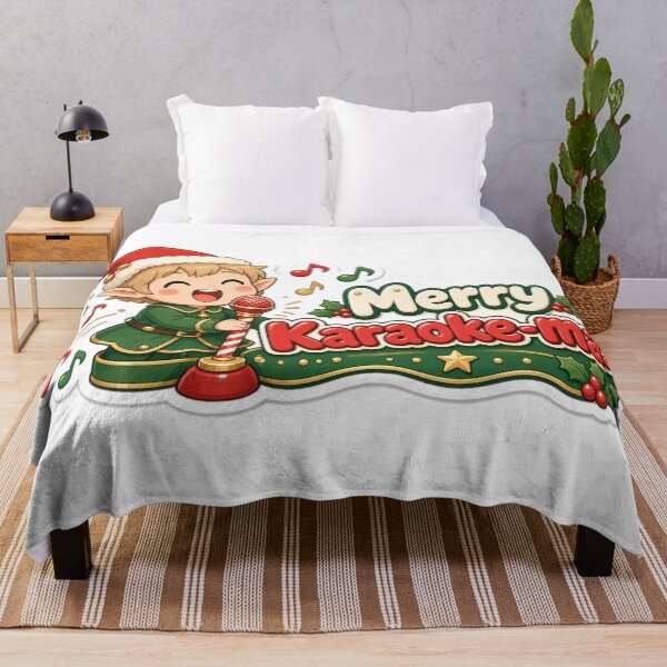 Artikelvorschau, Karaoke Christmas Merry Karaoke-mas Gift entworfen und verkauft von Soft Merch.