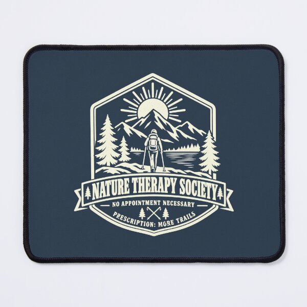 Item preview, Nature Therapy Society – Prescription More Trails Vintage Hiking designed and sold by NomadIdeasCo.