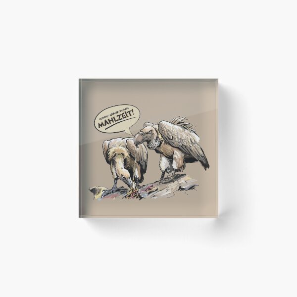 Item preview, Nom-Nom-Nom Vulture Duo Lunch Time designed and sold by vivendulies.