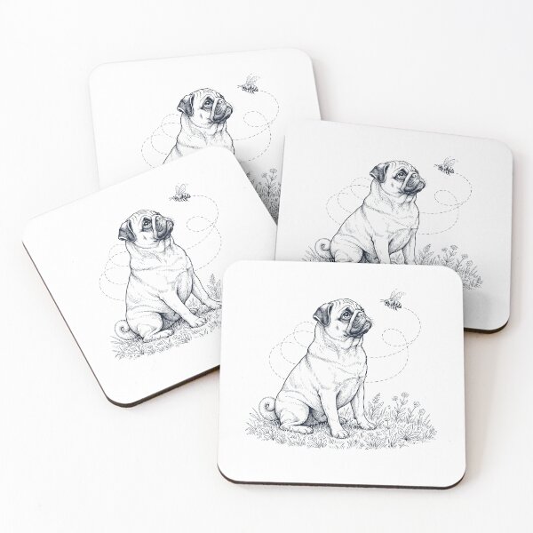 Item preview, Pug Bumble Bee Honeybee Dog Lover designed and sold by dian-rody-crest.