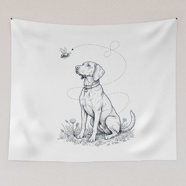 Item preview, Redbone Coonhound Bumble Bee Honeybee Dog Lover designed and sold by dian-rody-crest.