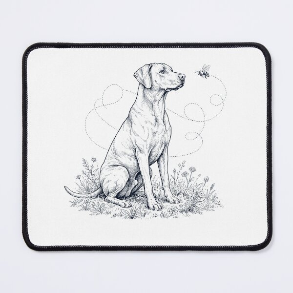 Artikelvorschau, Rhodesian Ridgeback Hummel Honigbiene Hundeliebhaber entworfen und verkauft von dian-rody-crest.