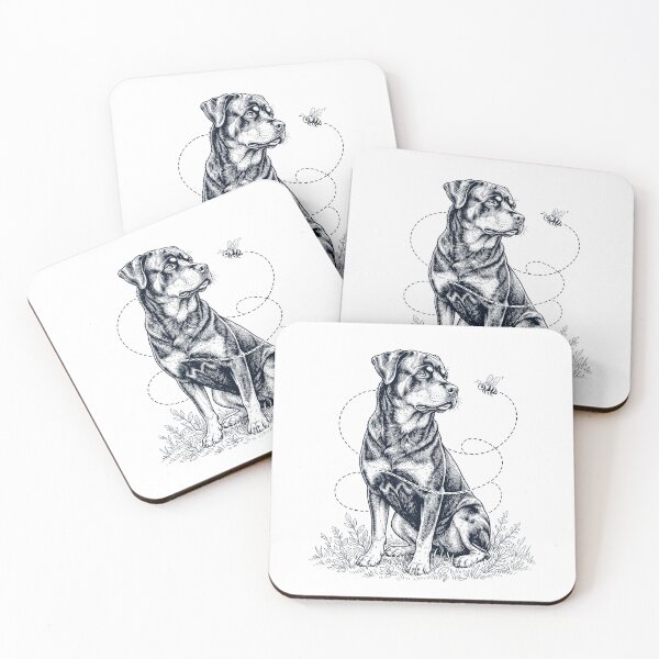 Item preview, Rottweiler Bumble Bee Honeybee Dog Lover designed and sold by dian-rody-crest.