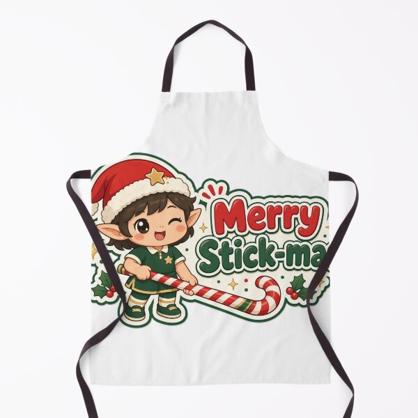 Aperçu de l'œuvre Field Hockey Christmas Merry Stick-mas Gift créée et vendue par Soft Merch.