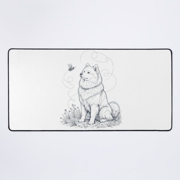 Item preview, Samoyed Bumble Bee Honeybee Dog Lover designed and sold by dian-rody-crest.