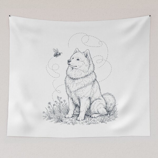Item preview, Samoyed Bumble Bee Honeybee Dog Lover designed and sold by dian-rody-crest.
