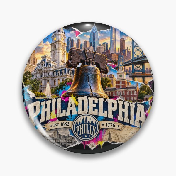 Item preview, Philadelphia — Liberty, History & Streetwear Skyline designed and sold by URBIVO.