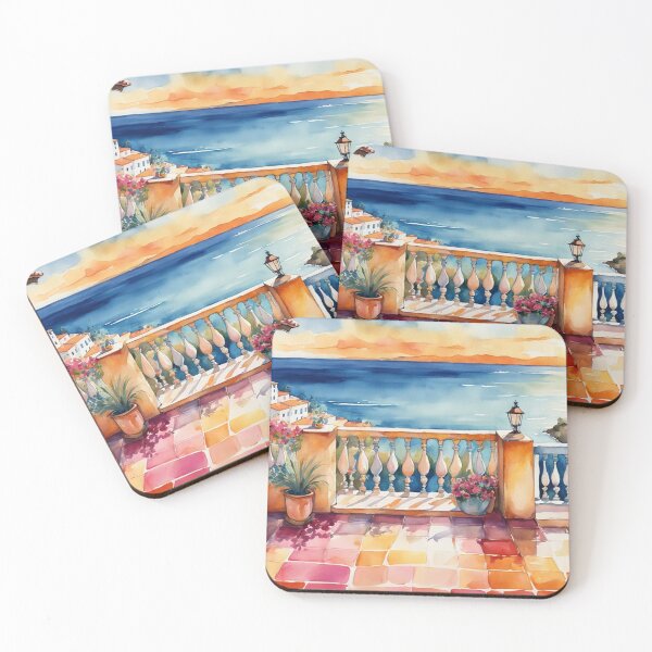 Item preview, Summer on the Terrace designed and sold by Undersea Ai Art.