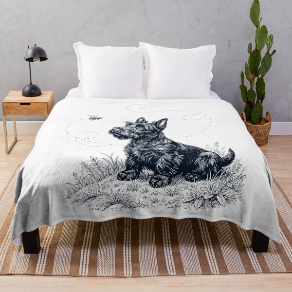 Item preview, Scottish Terrier Bumble Bee Honeybee Dog Lover designed and sold by dian-rody-crest.