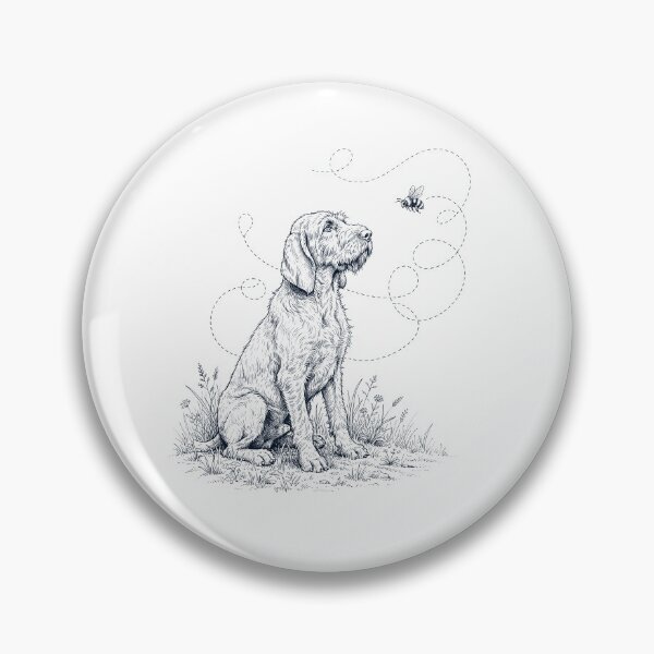 Artikelvorschau, Spinone Italiano Hummel Honigbiene Hundeliebhaber entworfen und verkauft von dian-rody-crest.