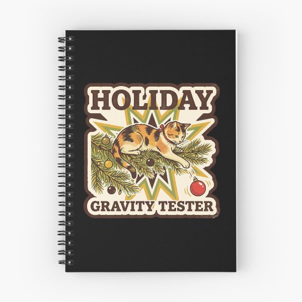 Item preview, Cat Gravity Tester — Retro Christmas Ornament designed and sold by TheCalmEdit.