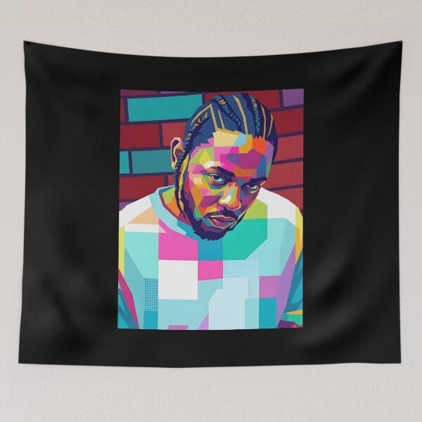 Aperçu de l'œuvre Kendrick Lamar pop art créée et vendue par Zamziri.