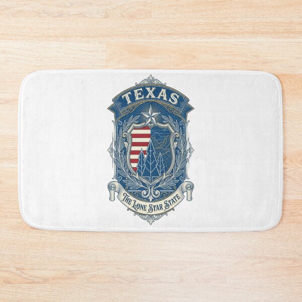 Item preview, Texas Lone Star State Vintage Crest Emblem designed and sold by Dzblack.