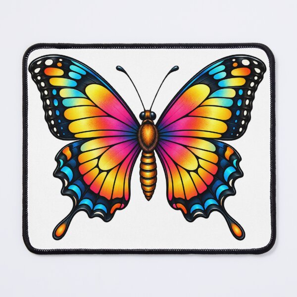 Item preview, Vibrant Rainbow Butterfly – Colorful Nature Art designed and sold by JanRizz.
