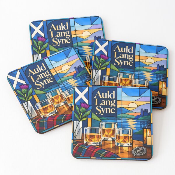 Item preview, Auld Lang Syne Stained Glass designed and sold by Sybille-Yates.