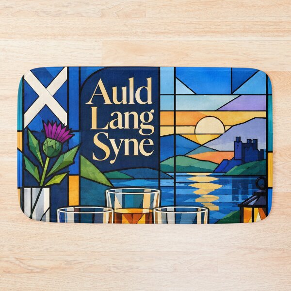 Item preview, Auld Lang Syne Stained Glass designed and sold by Sybille-Yates.