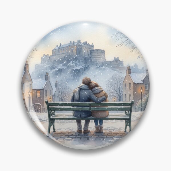 Item preview, Edinburgh Winter Romance – Snowy Royal Mile  designed and sold by made by Golightly x.