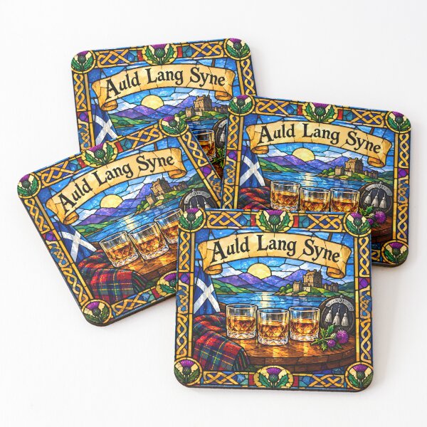 Item preview, Auld Lang Syne Stained Glass designed and sold by Sybille-Yates.