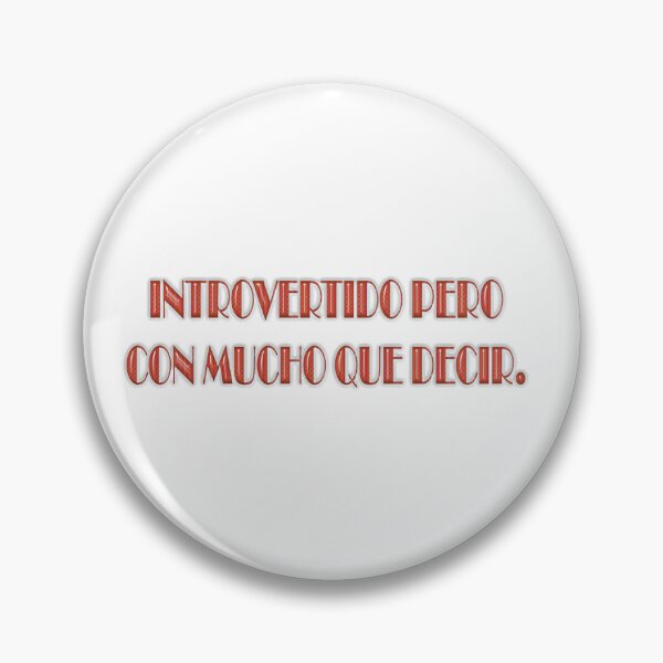 Artikelvorschau, Introvertido pero con mucho que decir 2 – spanische Phrase entworfen und verkauft von Yamy Morrell Art and Design.