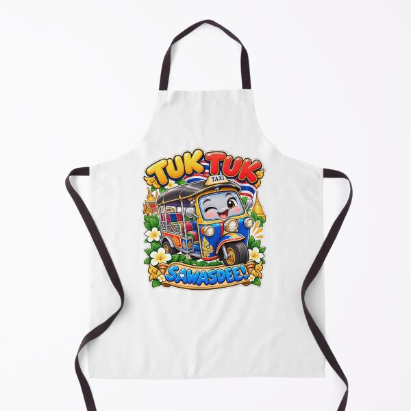 Item preview, Cute Thai Tuk Tuk Sawasdee – Bangkok Thailand Kawaii Art designed and sold by Pali's shop.