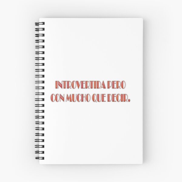 Item preview, Introvertida pero con mucho que decir 2 - Spanish phrase designed and sold by Yamy Morrell Art and Design.