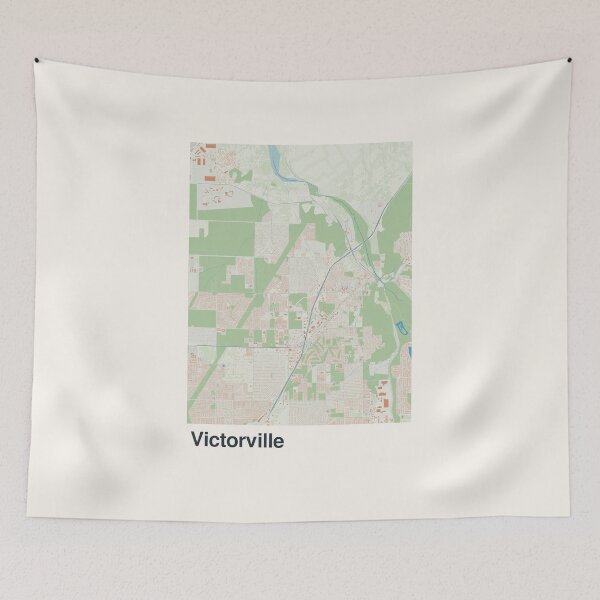 Item preview, Victorville Minimalistic Map Art designed and sold by MapsNerd.
