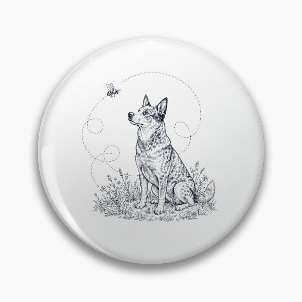 Item preview, Amante de los perros Texas Heeler, abejorro y abeja melífera designed and sold by dian-rody-crest.