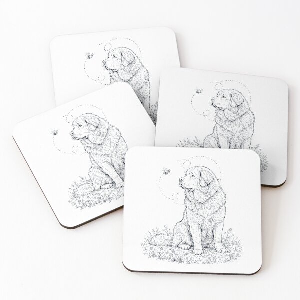 Item preview, Amante de los perros, abejorros y abejas tibetanas designed and sold by dian-rody-crest.