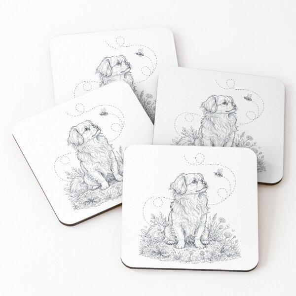 Item preview, Amante de los perros, abejorros y abejas tibetanas designed and sold by dian-rody-crest.