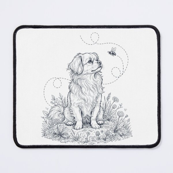 Item preview, Tibetan Spaniel Bumble Bee Honeybee Dog Lover designed and sold by dian-rody-crest.