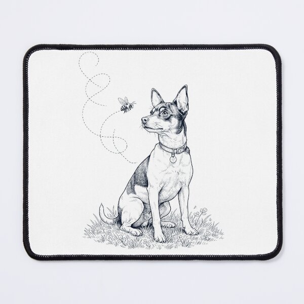 Item preview, Toy Fox Terrier Bumble Bee Honeybee Dog Lover designed and sold by dian-rody-crest.