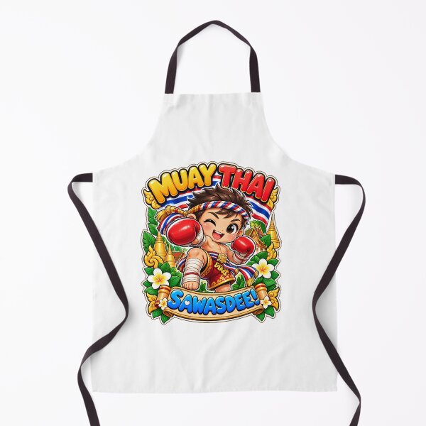 Artikelvorschau, Niedlicher Muay-Thai-Kämpfer Sawasdee – Thailändische Boxkunst im Kawaii-Stil entworfen und verkauft von Pali's shop.