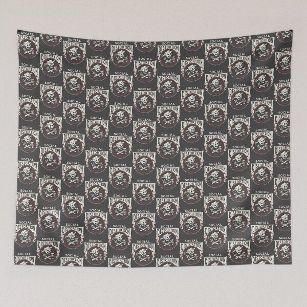 Item preview, Social Distortion Inspired Skelly Circle Punk Rock Graphic Design designed and sold by adelamunan.
