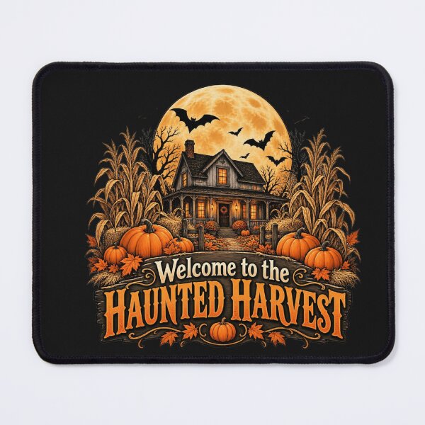 Item preview, Welcome to the Haunted Harvest – Vintage Halloween Farmhouse Pumpkin Harvest designed and sold by Sanika arts .