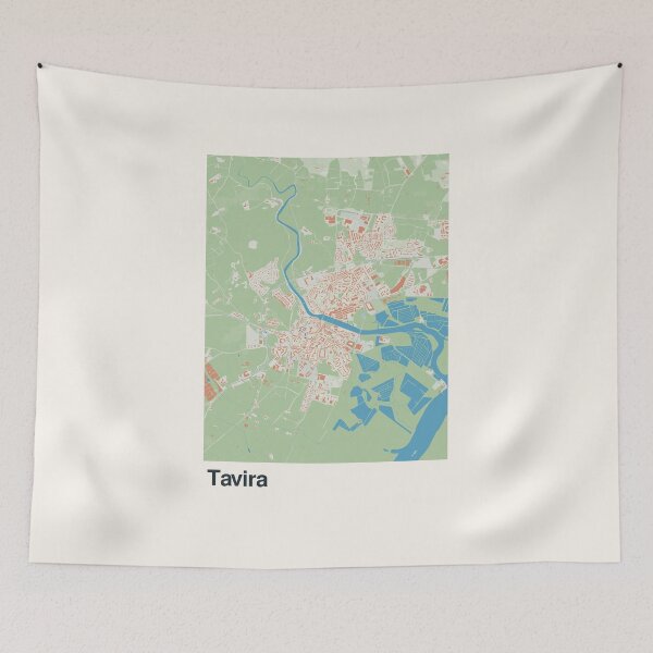Item preview, Tavira Minimalistic Map Art designed and sold by MapsNerd.