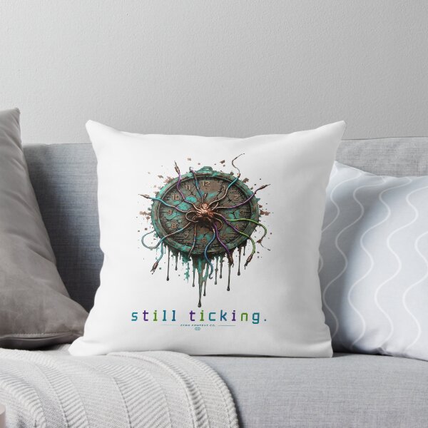 Item preview, Still Ticking – Glitch Clock Wire Chaos Streetwear Graphic designed and sold by ZeroContextCo.