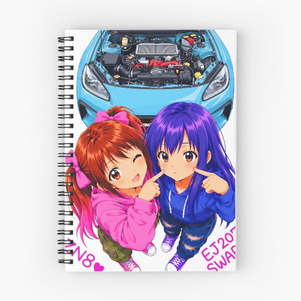 Item preview, EJ207 Turbo Swap GR86 & Anime Girls Pink-chan & Ai-neesan designed and sold by AKIHABARAMOTORS.
