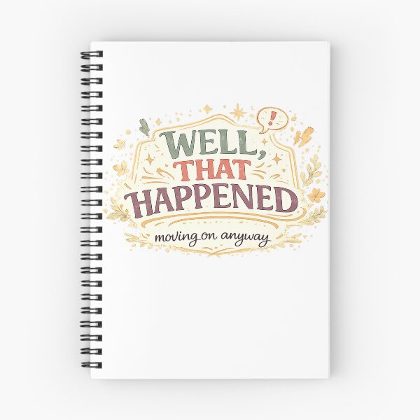 Item preview, Well That Happened Moving On Anyway Funny Relatable Quote Design designed and sold by inkoutninja.