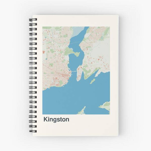 Item preview, Kingston Minimalistic Map Art designed and sold by MapsNerd.