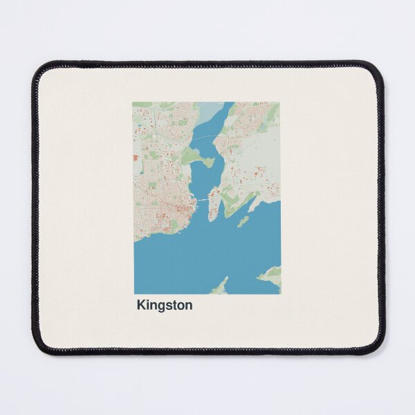 Item preview, Kingston Minimalistic Map Art designed and sold by MapsNerd.