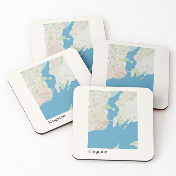 Item preview, Kingston Minimalistic Map Art designed and sold by MapsNerd.