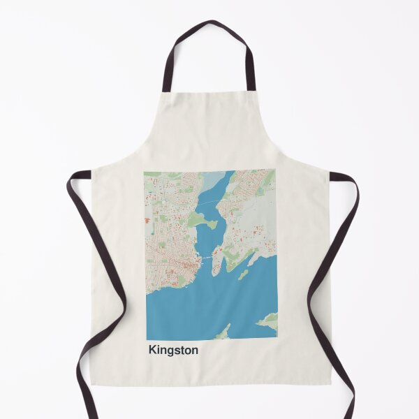 Item preview, Kingston Minimalistic Map Art designed and sold by MapsNerd.