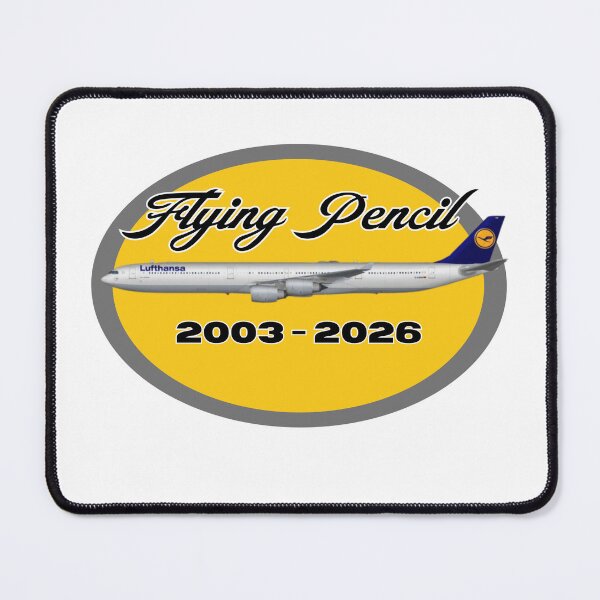 Item preview, LH A340-600 flying pencil designed and sold by Avgeek.design.
